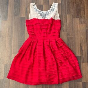 BCBGMaxAzria Red Dress